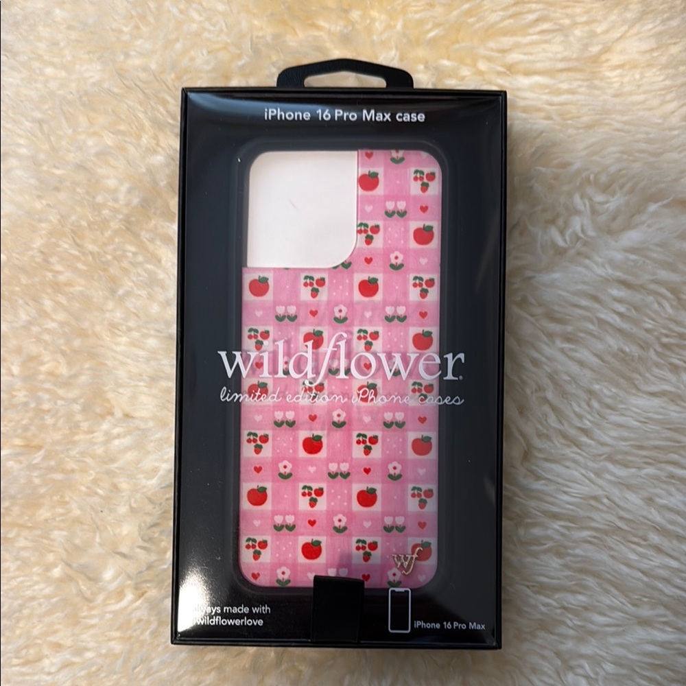 Wildflowers iPhone 16 Pro Max Case - An Apple A Day